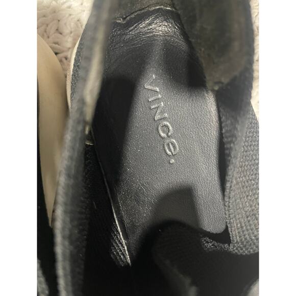 Vince Aston Solid Knit Fabric Slip On Sneakers Shoes Womens Size 7 M EU 37 Black